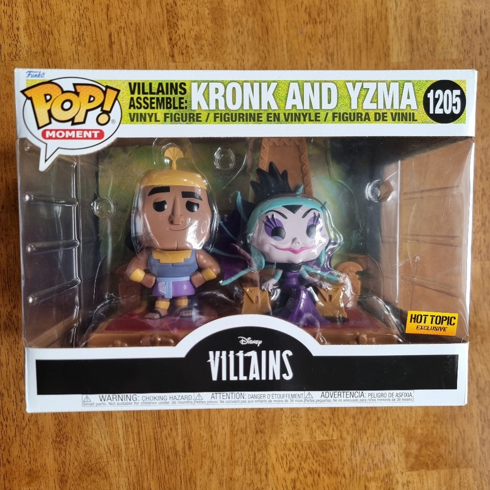 Funko Pop! MOMENT Large Villains Assemble: Kronk and Yzma Vinyl Figures #1205